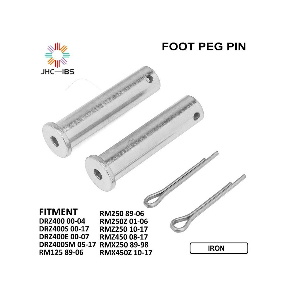 Maxpower For Suzuki Drz400 Drz400s Drz400e Drz400sm Rm125 Rm250 Rm250z Rmz 250 450 Rmx450 Rmx450z Motorcycle Iron Foot Peg Footpegs Pin