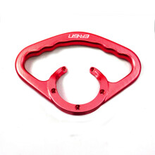 (Rouge) pour KAWASAKI ER-6N ER6N ER 6N toutes les années moto universelle CNC poignées de passager poignée