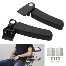 (Noir) accoudoir de passager de boîte arrière de moto pour BMW R1200GS LC Adventure G310GS F800GS ADV
