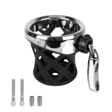 (Argent) Porte-gobelet de guidon de moto pour Honda Goldwing GL1800 Porte-gobelet de boisson Monté sur