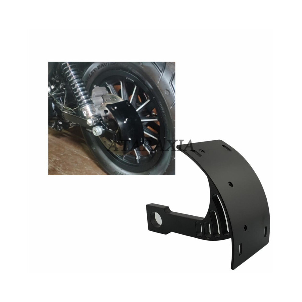 Aluminum Motorcycle Swingarm Side Mount Curve License Plate Bracket For 2006-2013 Suzuki Boulevard M109r 2011 2012 2013 Black 9190758415537