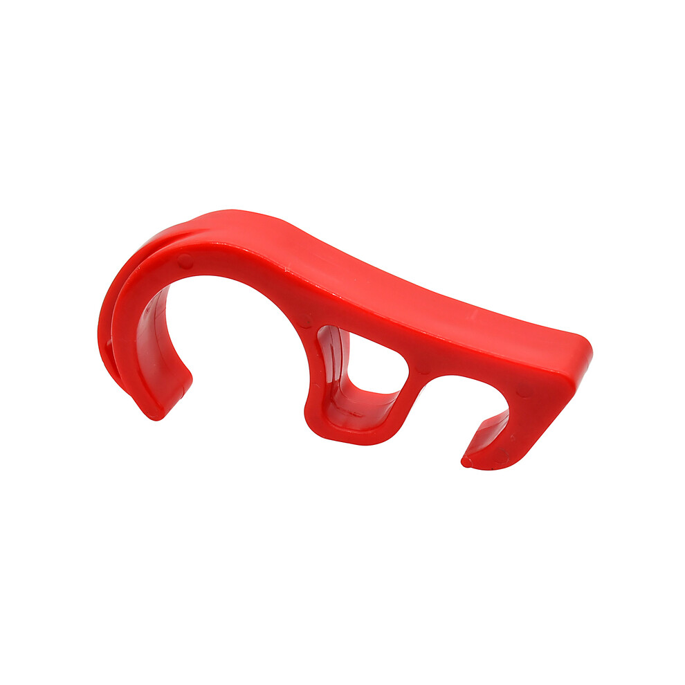 (Rouge) Crochet de frein universel pour moto Verrou de sécurité de stationnement Rampe de vélo Verrou