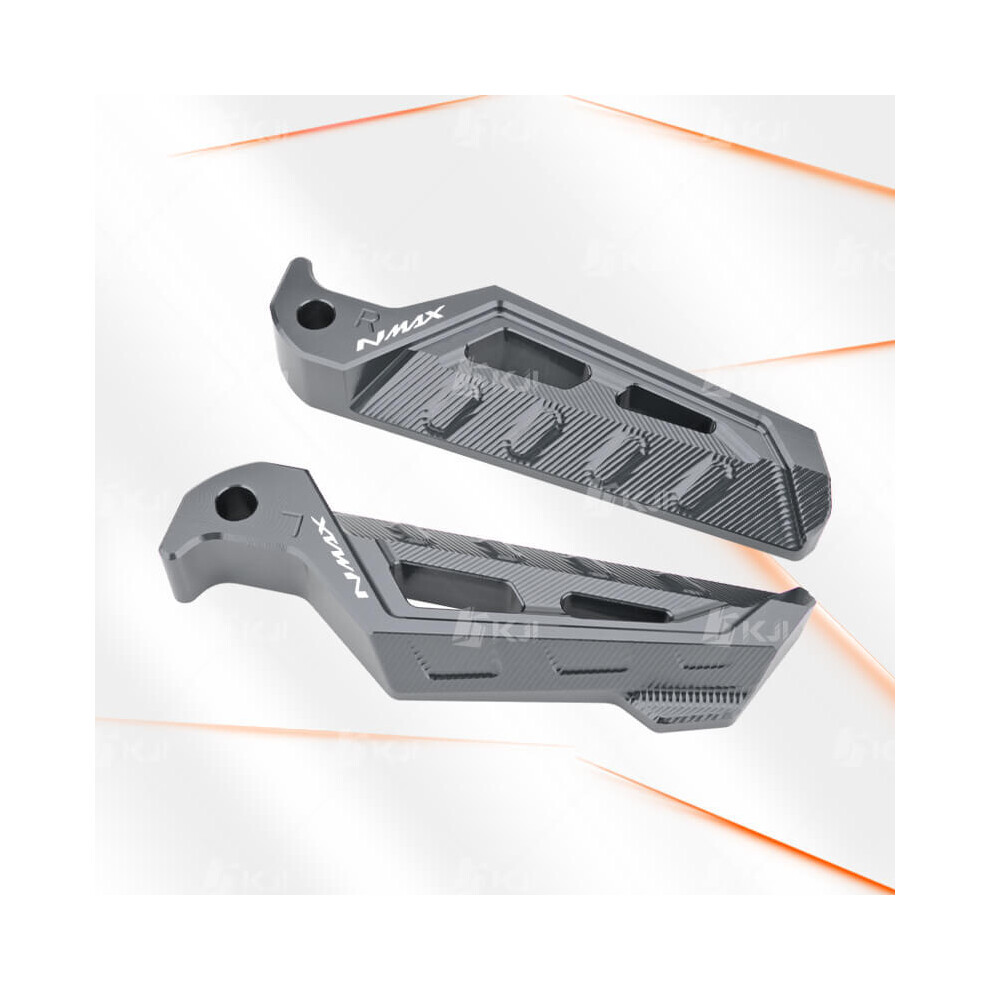 (Gris) pour Yamaha NMAX 160/155/125 moto passager arrière repose-pieds CNC repose-pieds arrière pédale