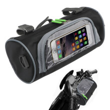 Container Motorcycle Electric Car Front Handlebar Storage Bag Motorcycle Accessories Mobile phone Touch Screen Storage Bag