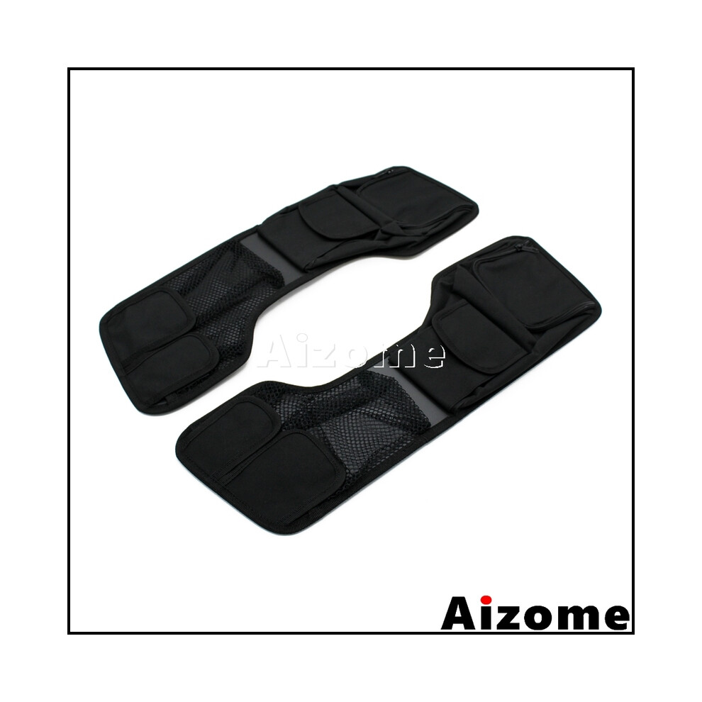 Maxpower Motorcycle Saddlebag Lid Organizer Set For Harley Touring 1993-2013 Flhr Flht Flhx Road King Electra Glide Street Road