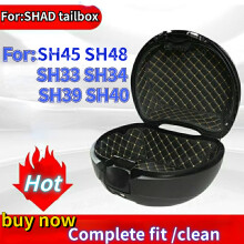 (SH34 supérieur) pour boîte arrière moto coffre étui arrière bagages boîte intérieure doublure protecteur