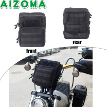 Club Style Utility Molle Traveller Bar Handlebar T-Bar Bag Handle Bags For Harley Dyna Street Bob FXBB Softail Sportster