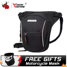 (LB001B Leg Bag) Sac de jambe de moto sac de voyage multifonctionnel sac banane étanche sac de rangement
