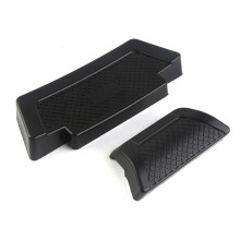 Dossier de boîte arrière de moto universel (noir), pièces de coussin de coffre de moto en alliage d'aluminium