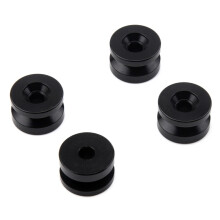 (Noir) universel moto arrière bagages queue boîte supérieure casque coffre support plaque de Base bague
