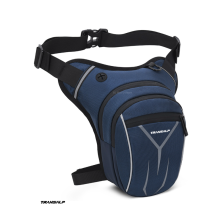 (Bleu) pour Honda TRANSALP XL 600 650 700 V XL700V XL650V moto étanche taille basse jambe sac cuisse
