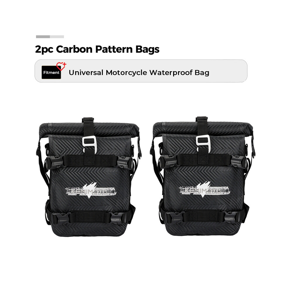(2 pièces 8L sac de cadre) sac de moto extérieur PVC sac sec étanche 10L 20L 30L, épaule, sac, plongée,