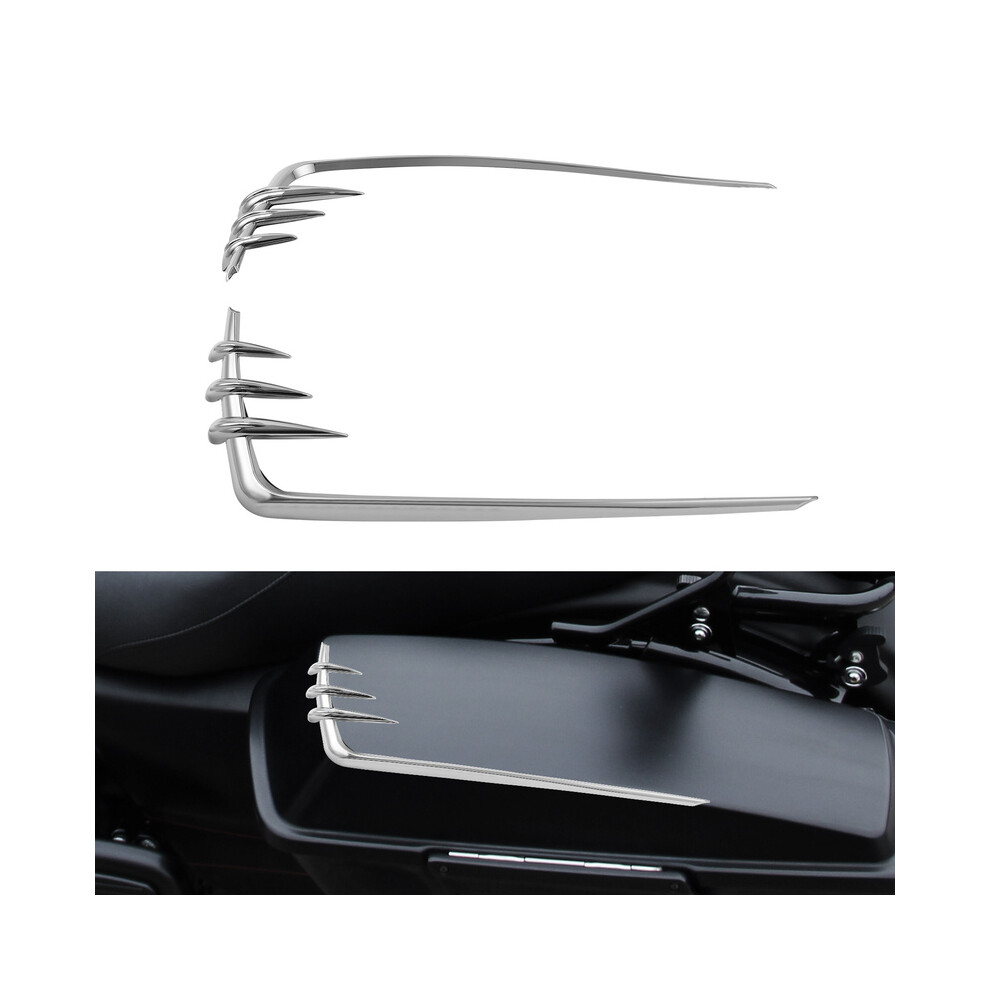 Motorcycle Saddlebag Lid Accents For Harley Touring Road King Electra Glide Street Glide Flt Flht Flhr Flhx Fltr 1993-2013 12 9190758440430