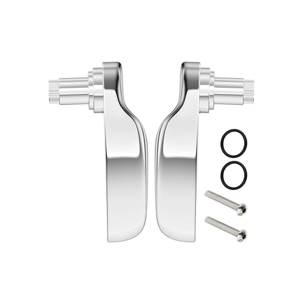 Levier de verrouillage de sacoche de selle noir (argent), lève-couvercle pour Harley Touring Street