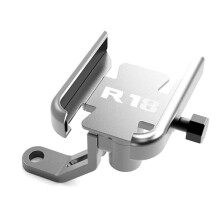 (Miroir argent) pour BMW R18 R 18 2020-2022 2023 moto aluminium guidon rétroviseur support de téléphone