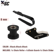 (8mm C) Moto Bras Oscillant Protection Chaîne Curseur Couverture Arrière Chaîne Protecteur Garde Guide