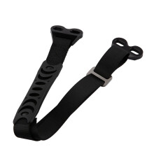 (Avant noir) Coussin de ceinture de sauvetage universel pour moto, sangle de levage arrière, sangle