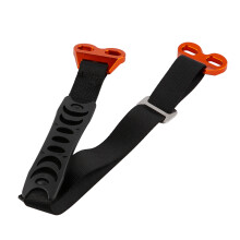 (Avant Orange) Coussin de ceinture de sauvetage universel pour moto, sangle de levage arrière, sangle