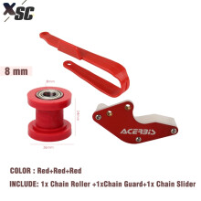 (8mm A) Moto Bras Oscillant Protection Chaîne Curseur Couverture Arrière Chaîne Protecteur Garde Guide