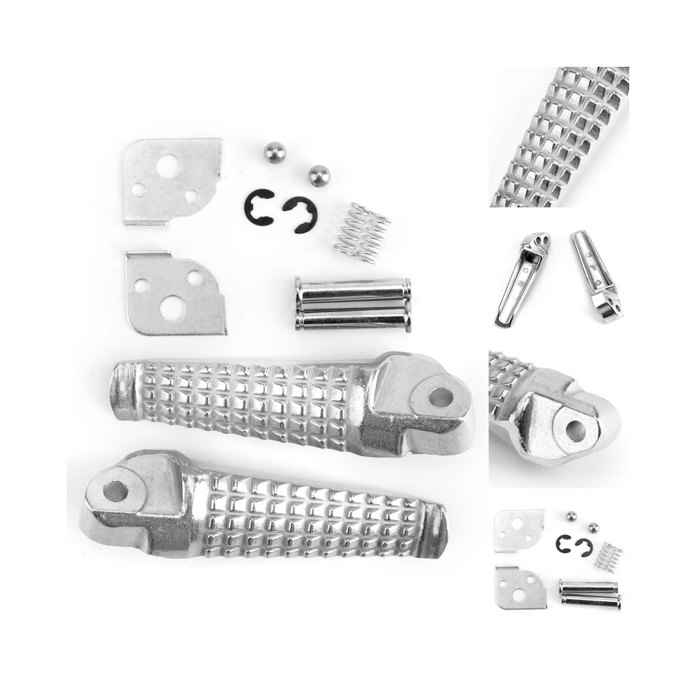 Maxpower Rear Foot Peg Footrest For Suzuki Gsxr600 Gsxr 750 1000 Sv650 1000 Tl1000 Silver