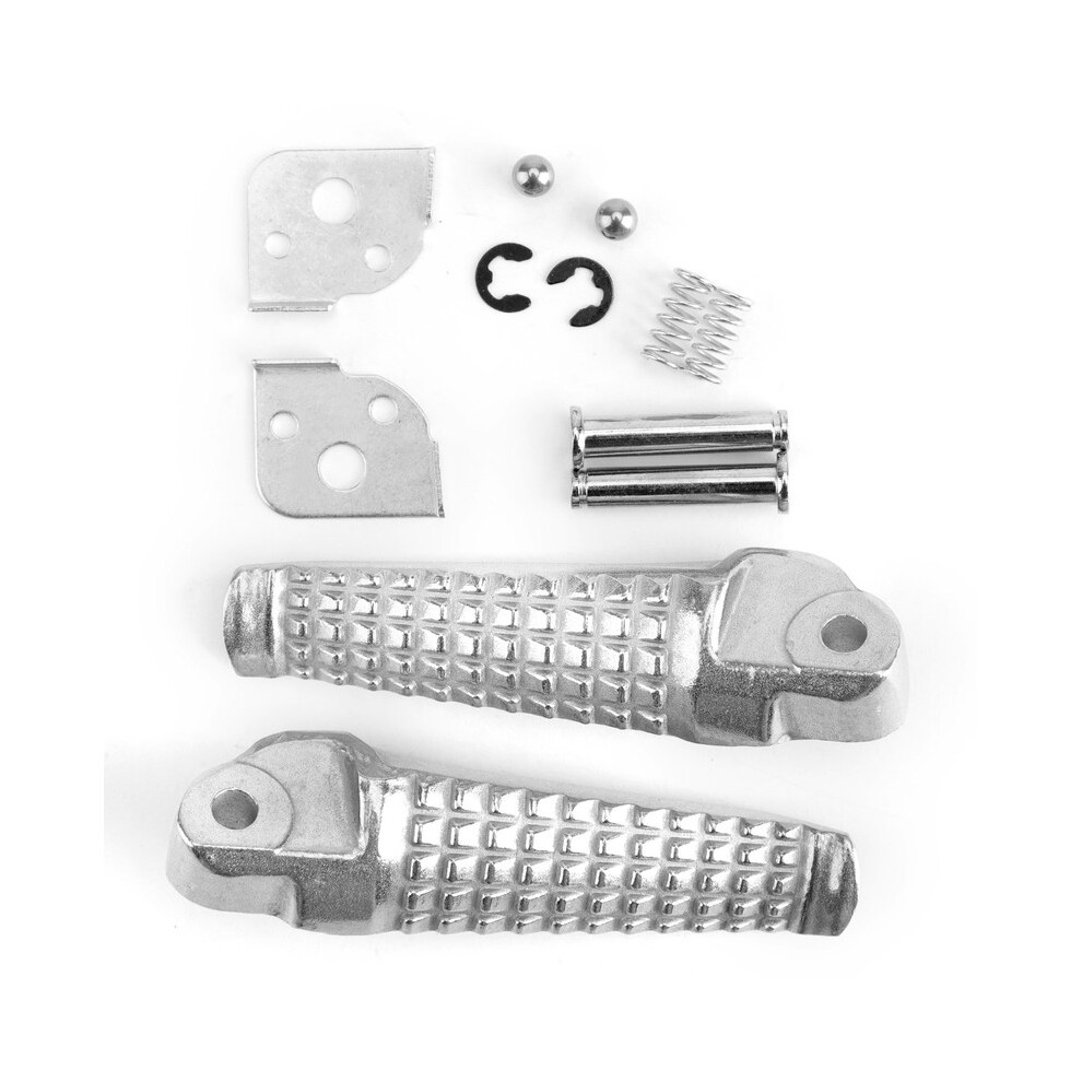 Artudatech Rear Foot Peg Footrest For Suzuki Gsxr600 Gsxr 750 1000 Sv650 1000 Tl1000 Silver 9190758429244