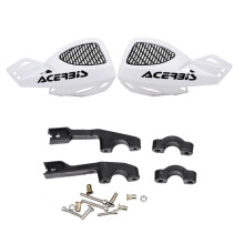 (blanc) Convient pour KTM YAMAHA HONDA SWM SUZUKI Moto ATV Guidon universel Protège-mains Arc Protection