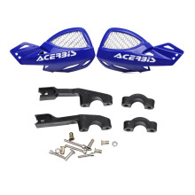 (Bleu) Convient pour KTM YAMAHA HONDA SWM SUZUKI Moto ATV Guidon Universel Protège-Mains Arc Protection