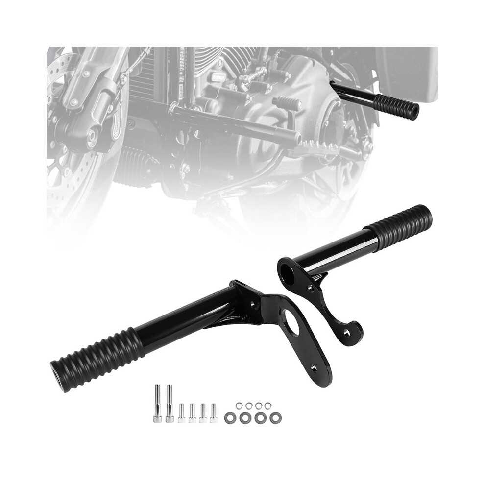 2Xmotorcycle Rear Highway Engine Guard Crash Bar For Harley Softail Low Rider Street Bob Fxbb Fxlrs Fxlr 2018-2021 2022 Black 9190758428025