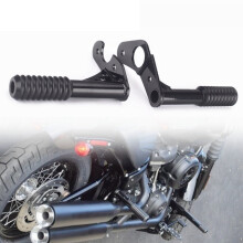 Rear Highway High 2 Step Pegs Passenger Peg Crash Bar Slider For Harley Softail Low Rider S ST Fat Bob 114 FXST FXBB