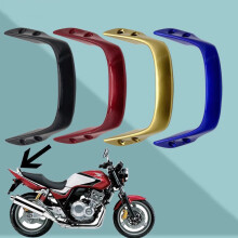 (Blanc) accessoires de moto accoudoir arrière en aluminium accoudoir de carénage arrière pour Honda