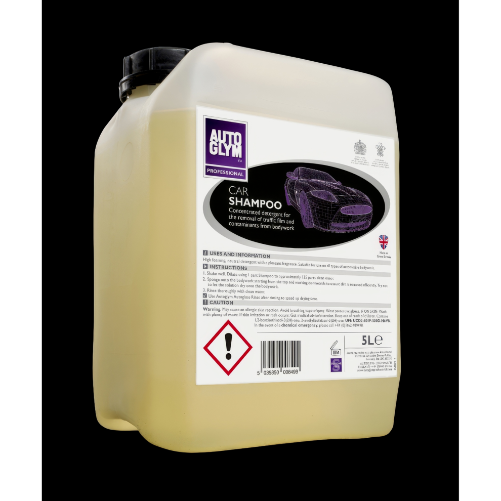 Autoglym Professional Car Shampoo 5L 5 Litre High Foaming Neutral Detergent 32473131