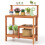 Casart Garden Potting Bench Table Multi-layer Planting Workstation Natural 1