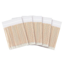 (As show, One size) 500 Count Microblading Cotton Swab, Cotton Swabs Pointed Tip, Wood Cotton Stick, Cotton Tipped Makeup Cosmetic Applicator Sticks, Tattoo Permanent Sup
