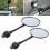 (As show, One size) Bike Bicycle Handlebar Rearview Mirror 1