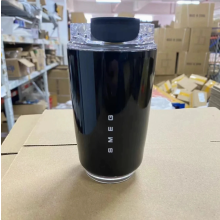 (black) 320ml Smeg Coffee Mug Stainless Steel Travel Water Bottle Insulated Cup 8 Colors