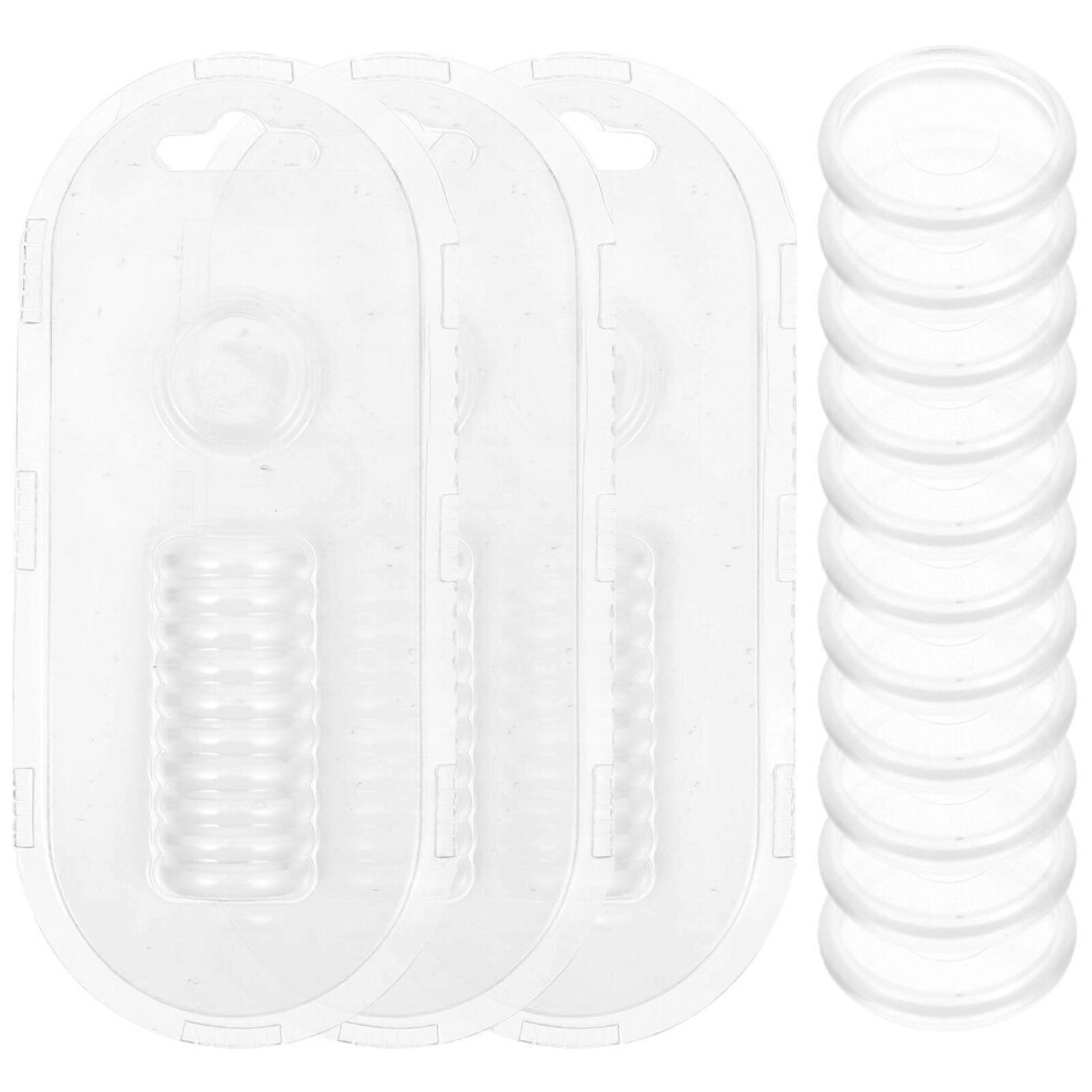 Kricely (As Show, One Size) 44Pcs Plastic Book Binding Discs Leaf Binder Binder Rings For Diy Notepads Planners