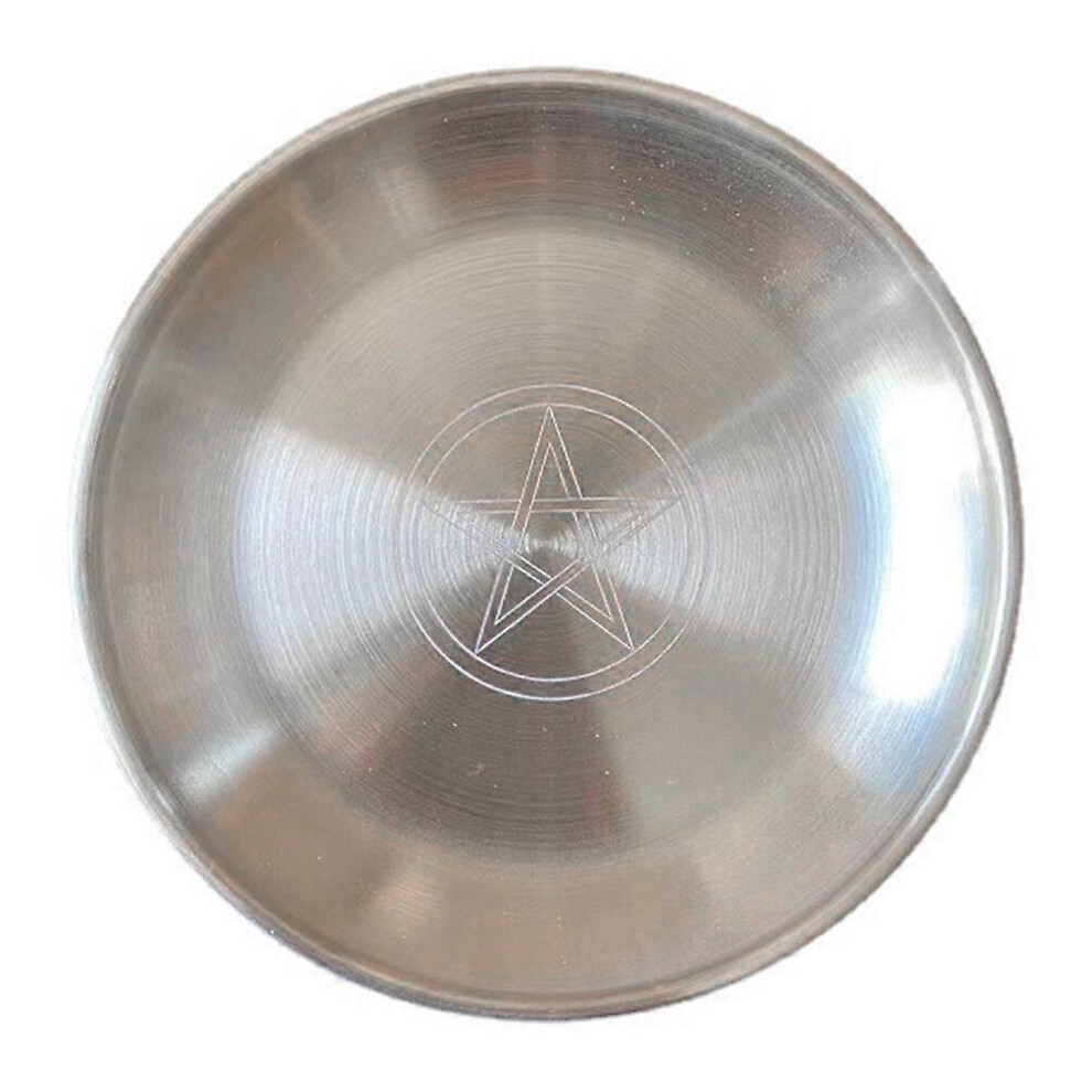 Kricely (As Show, One Size) 1Pc Unique Shaman Ritual Pentacle Decor Plate Prop Decorative Pentacle Plate