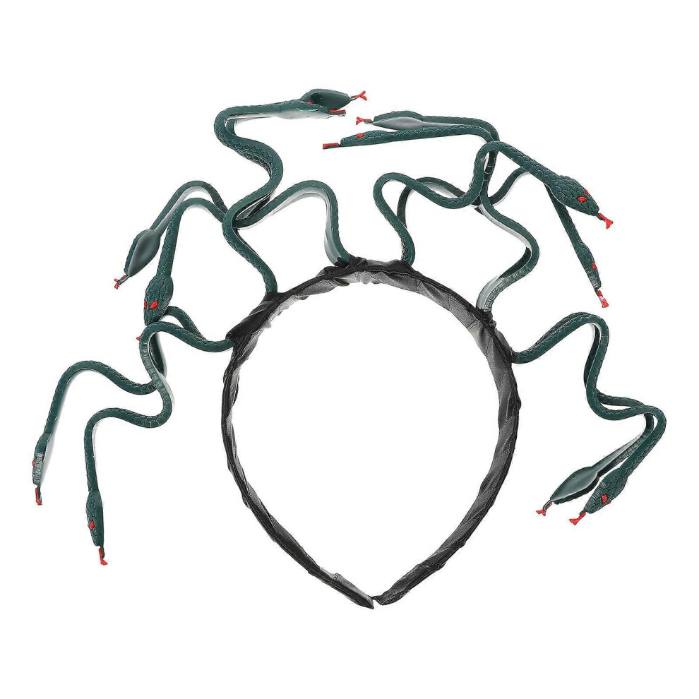 Kricely (As Show, One Size) Medusa Snake Headband Decorative Cosplay Headpiece Medusa Cosplay Headband