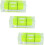 (As show, One size) Mini Bubble Spirit Level x 3 Square 29mm 1