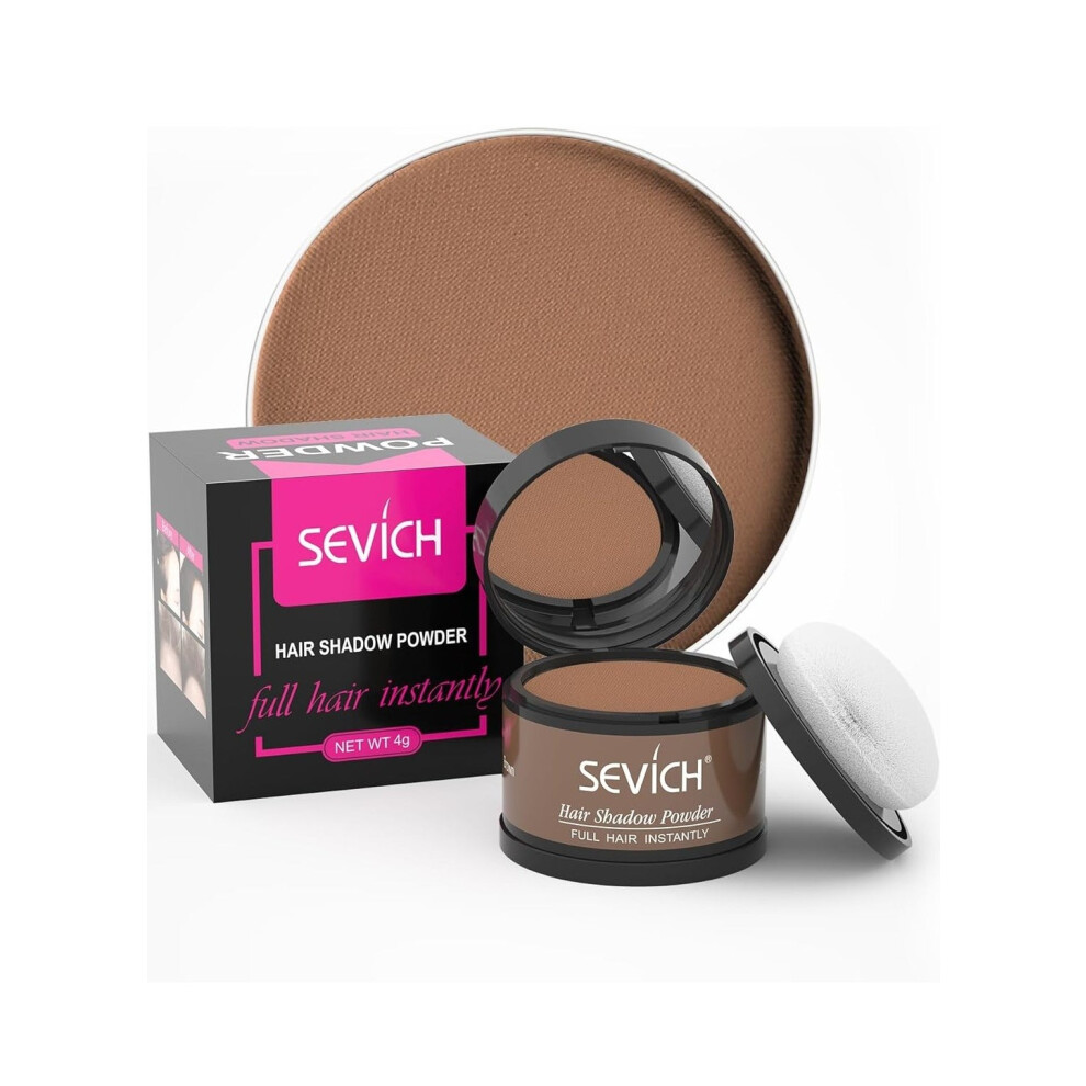 Brown Sevich Instantly Hairline Shadow Hairline Powder Quick Cover Hair Root Concealer Eyebrows And Beard Line Sweatproof