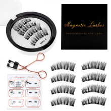 4 Box Different Models Magnetic Suction False Eyelashes