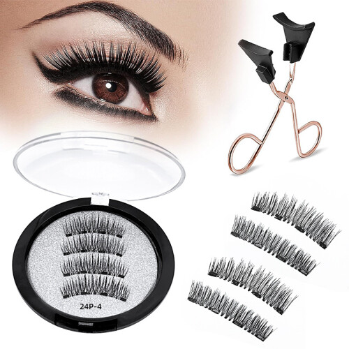 4 Box Different Models Magnetic Suction False Eyelashes 1