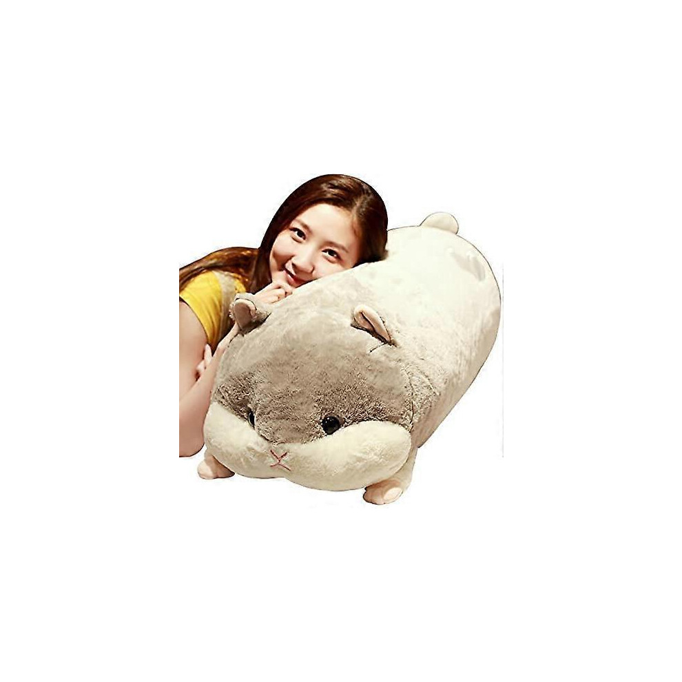 Photos - Other Toys  Hamster Plush Toy Plush Body Pillow --Plush Pillows Super Soft Hamster Plush Toy Gift(Color:Grey,Size:50(As show, One size)