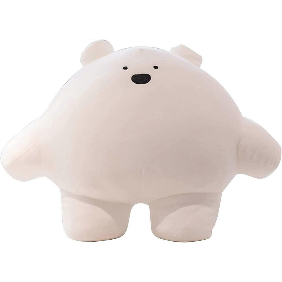 Konhill (As Show, One Size) 9 Inch Cute Bear Plush Stuffed Animal Body Pillow Fat Cartoon Cylindrical Body Pillows For Kids, Super Soft Hugging Toy Gifts For