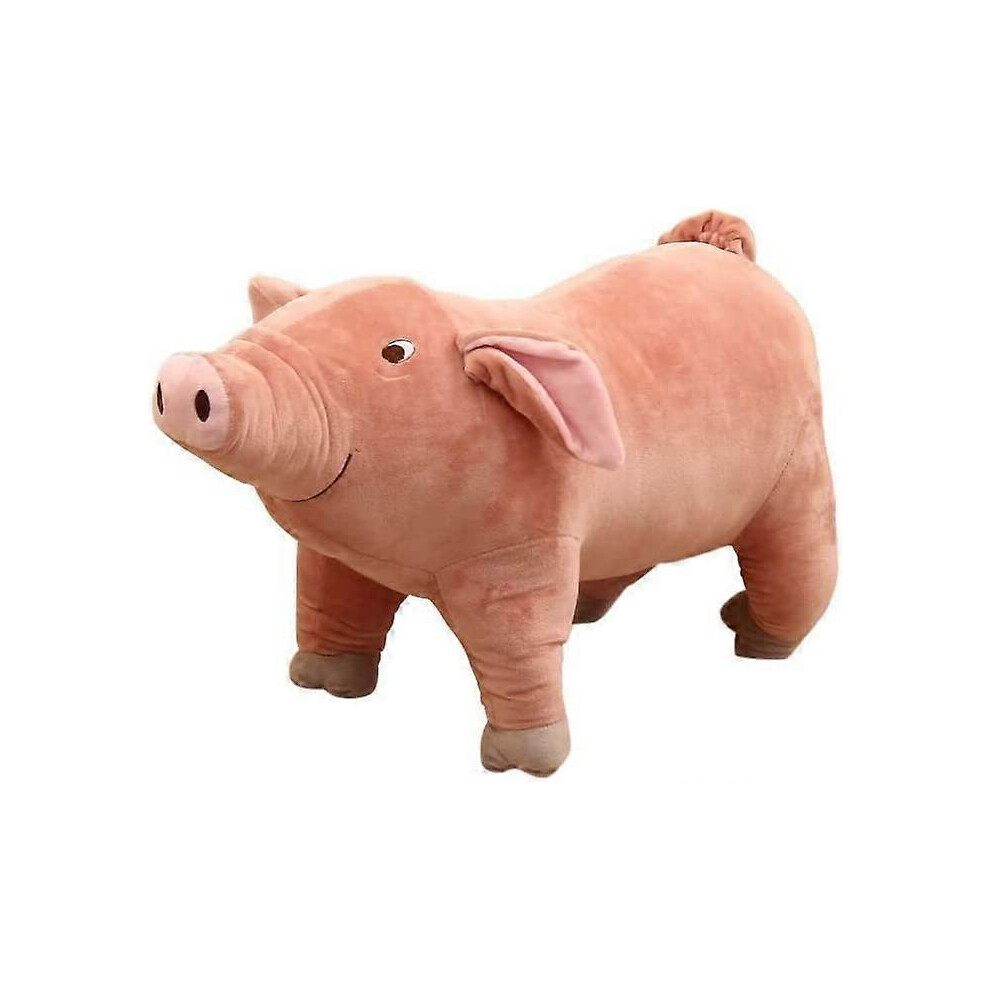 Konhill (As Show, One Size) Liangnv 15.7" Pig Stuffed Animal,Piggy Plush Toy Hugging Pillow For Kids Pink