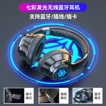 (Black) 2025 new popular wireless Bluetooth headset private model sports e-sports computer universal