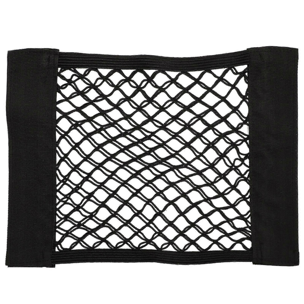 Kricely (40X25cm, One Size) 2Pcs Car Storage Net Bags Adhesive Mesh Pockets Car Storage Netting Organize