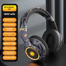(Day and night) 2025 new national trend original Doodle headset Bluetooth headset private model e-sports high and low voice headset