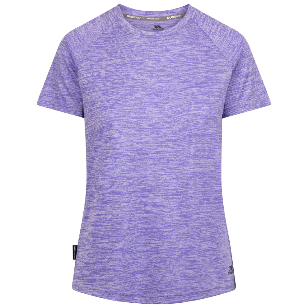(S, Lilac Marl) Trespass Womens/Ladies Selinne Duo Skin Active Top
