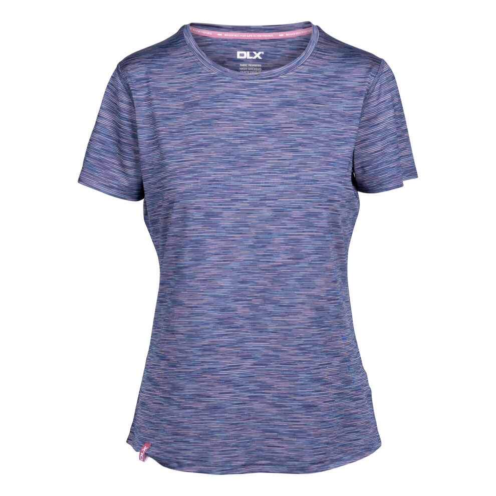 (S, Navy) Trespass Womens/Ladies Elkie Stripe DLX Top